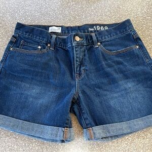 GAP Women's Dark Blue Jean Shorts